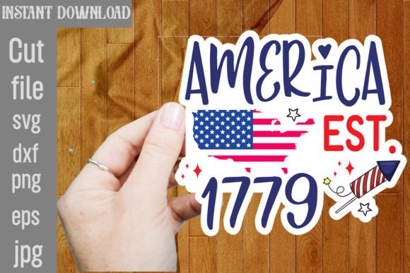 America Est. 1779 SVG Cut File: Graphics for Crafts and Content