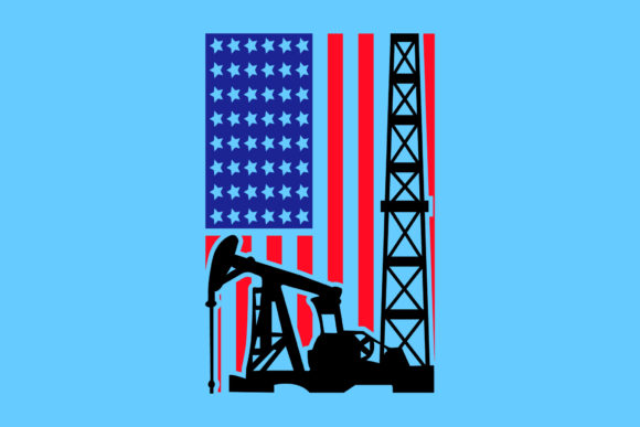 American Oilfield Flag SVG: Graphics and Crafts for Branding