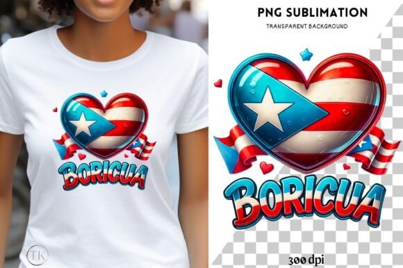 Boricua Puerto Rican Flag PNG Latina
