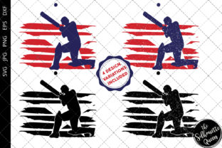 Cricket Flag Graphics for Crafts