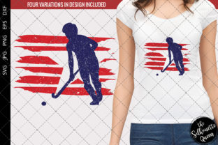 Field Hockey Women Flag Graphics & Crafts