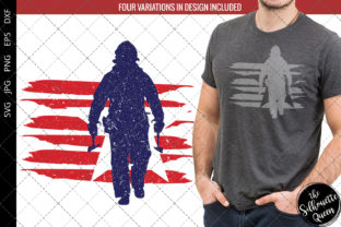 Fire Fighter Flag Graphics and Crafts