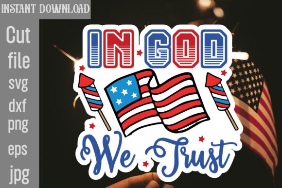 In God We Trust SVG Cut File Graphics