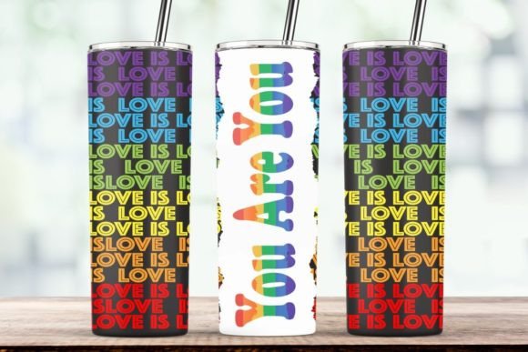 Pride LGBTQ Tumbler Graphics and Crafts