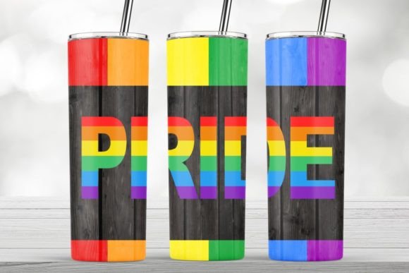 Pride Tumbler Rainbow 20oz Tumbler Wrap Graphics