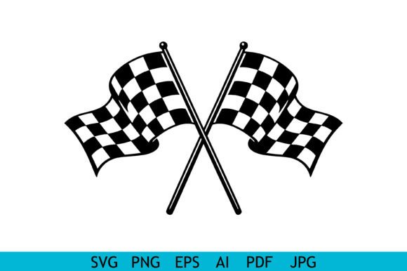 Racing Flags SVG: Graphics for Crafts and Marketing