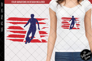 Soccer Women Flag Graphics for Crafts