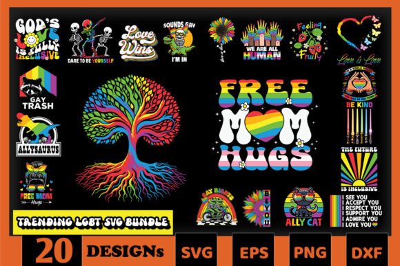Trending LGBT SVG Bundle: Graphics & Crafts for Digital Publishing