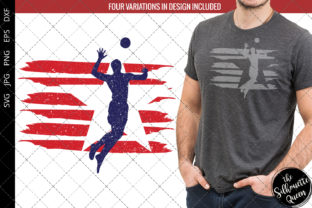 Volleyball Men Flag Graphics & Crafts